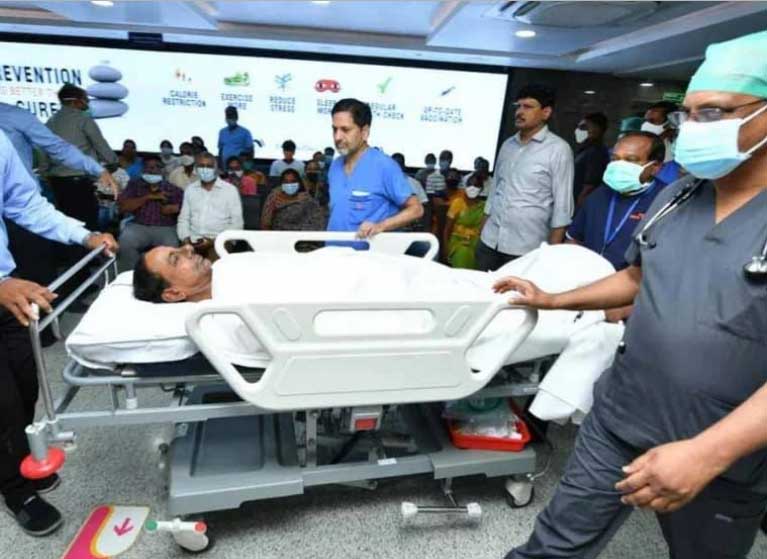 Former Telangana CM KCR underwent surgery