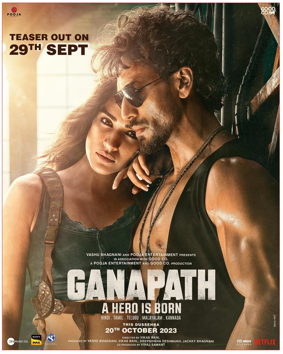 Ganapath teaser  will be released on Sep 29
