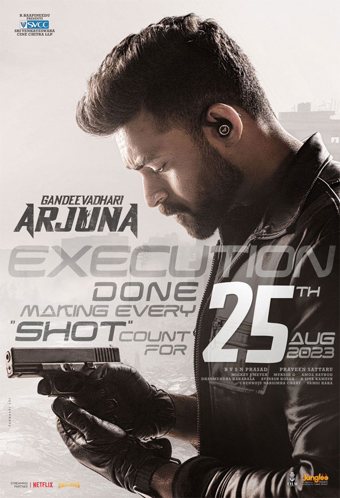 Gandeevadhari Arjuna wraps up the shoot