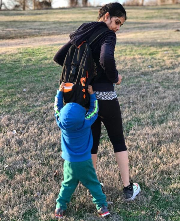 Genelia With Son Riaan