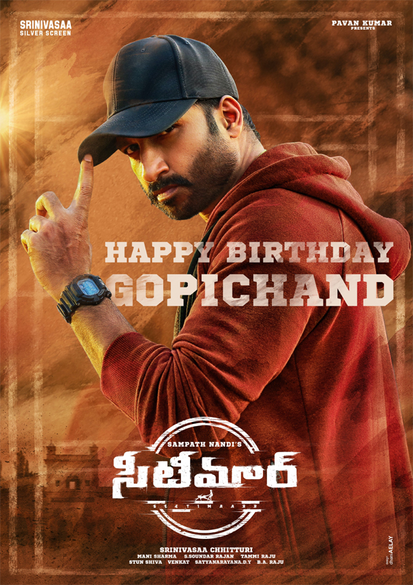 Gopichand Seetimaarr Birthday Poster