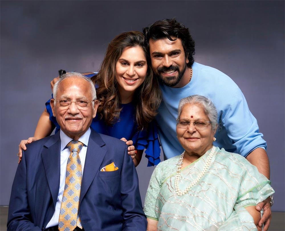 Grandpa Birthday: Charan, Upasana Celebrated 