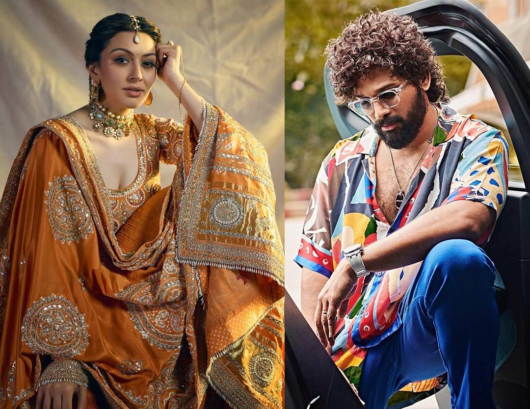 Hansika on Allu Arjun