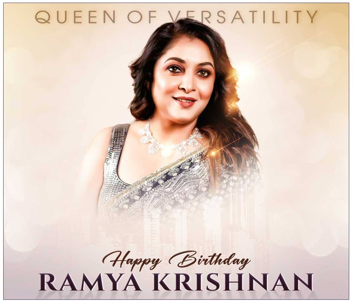 Happy Birthday To Elegant Actress Ramya Krishnan