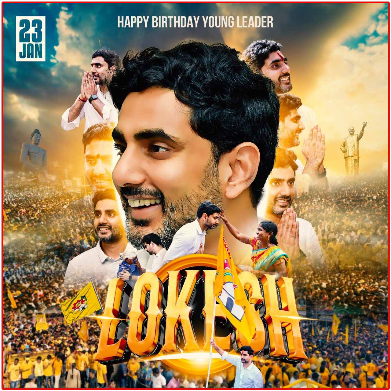 Happy Birthday to Nara Lokesh