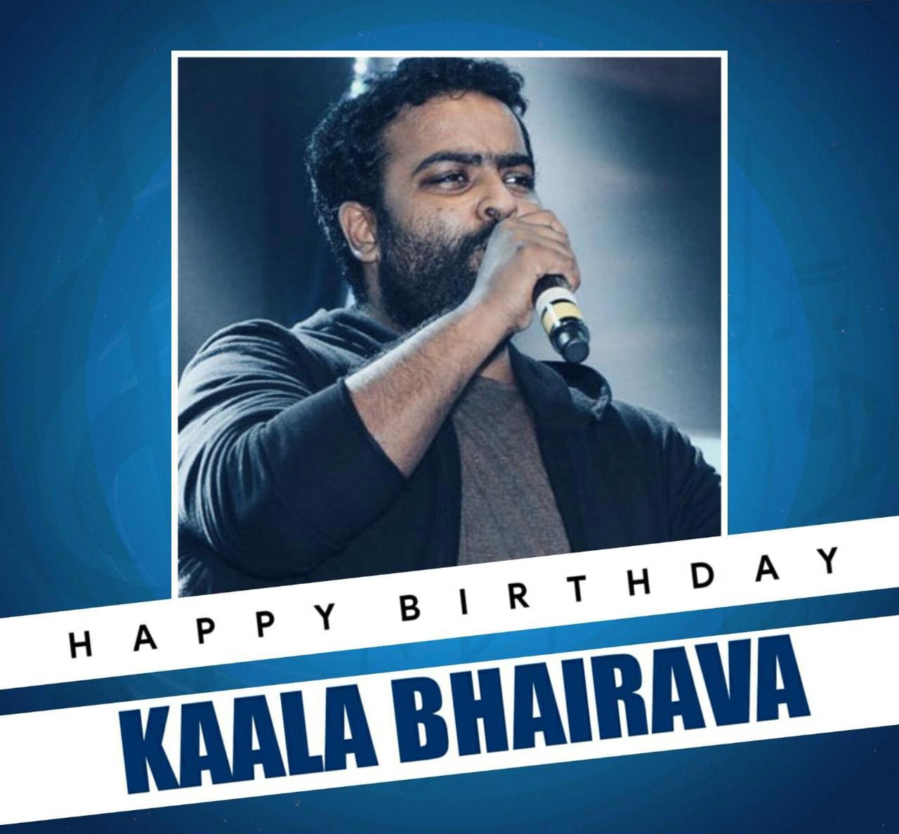 Happy Birthday To Talented Singer, Composer Kaala Bhairava 