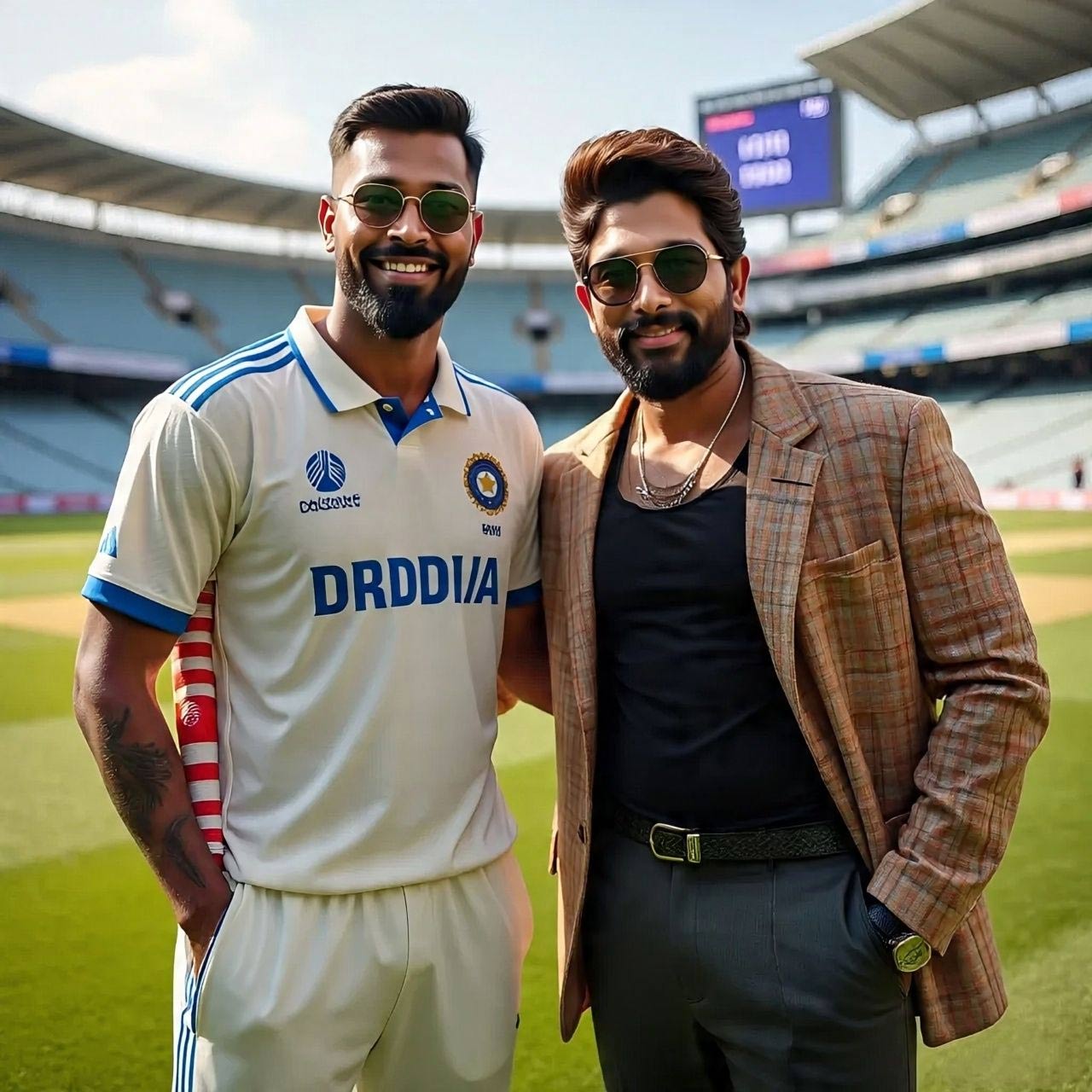 Hardik Pandya - Allu Arjun