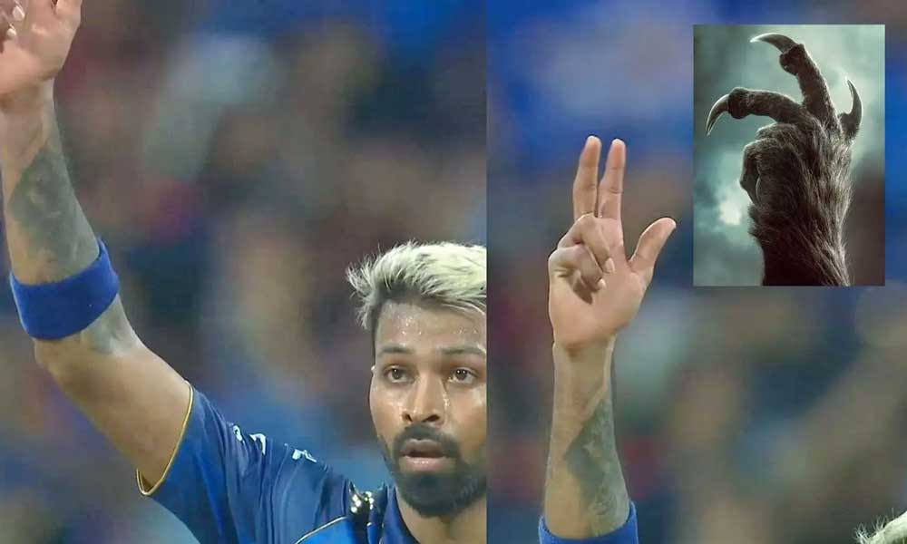 Hardik Pandya recreate Allu Arjun Raaka gesture
