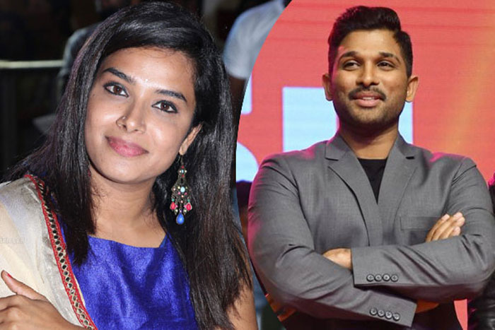 Hariteja and Allu Arjun