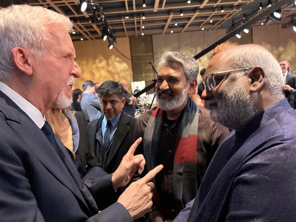 Hollywood Director James Cameron watches Rajamouli RRR