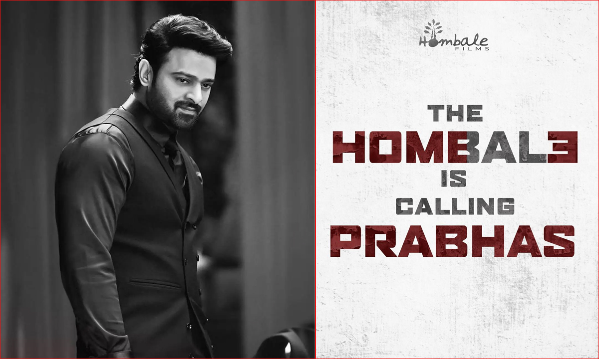 Hombale Films and Prabhas Join Forces in Historic Multi-Film Partnership |  cinejosh.com