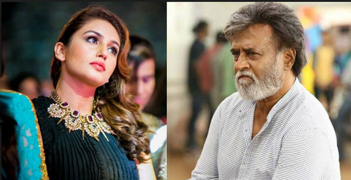 Huma Qureshi and Rajinikanth