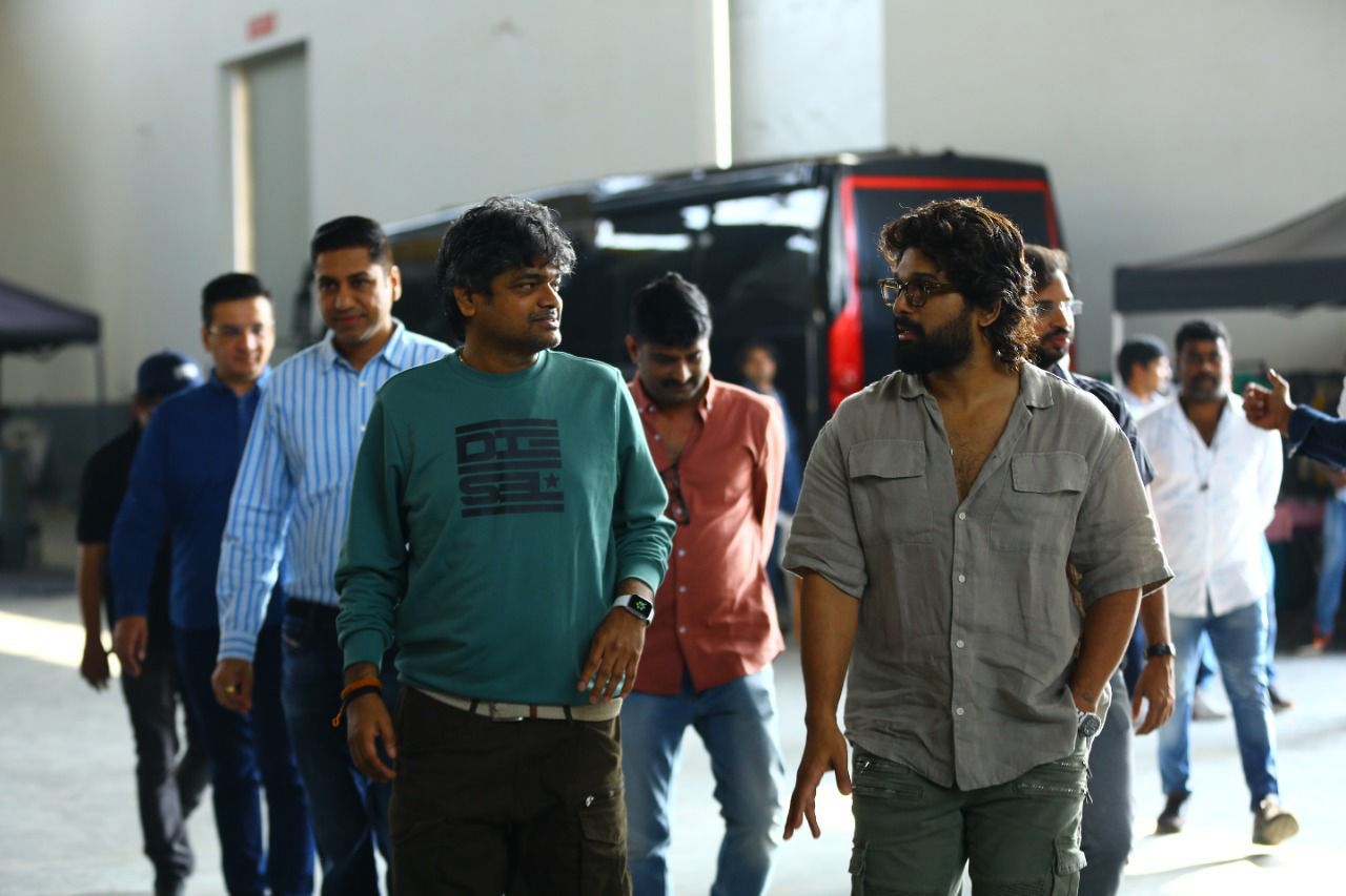 Icon Star Allu Arjun rocking simple look 