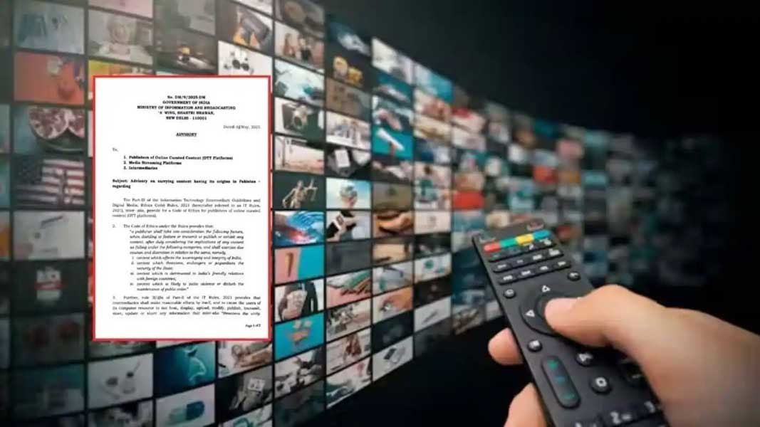 India Blocks Pakistani OTT Content