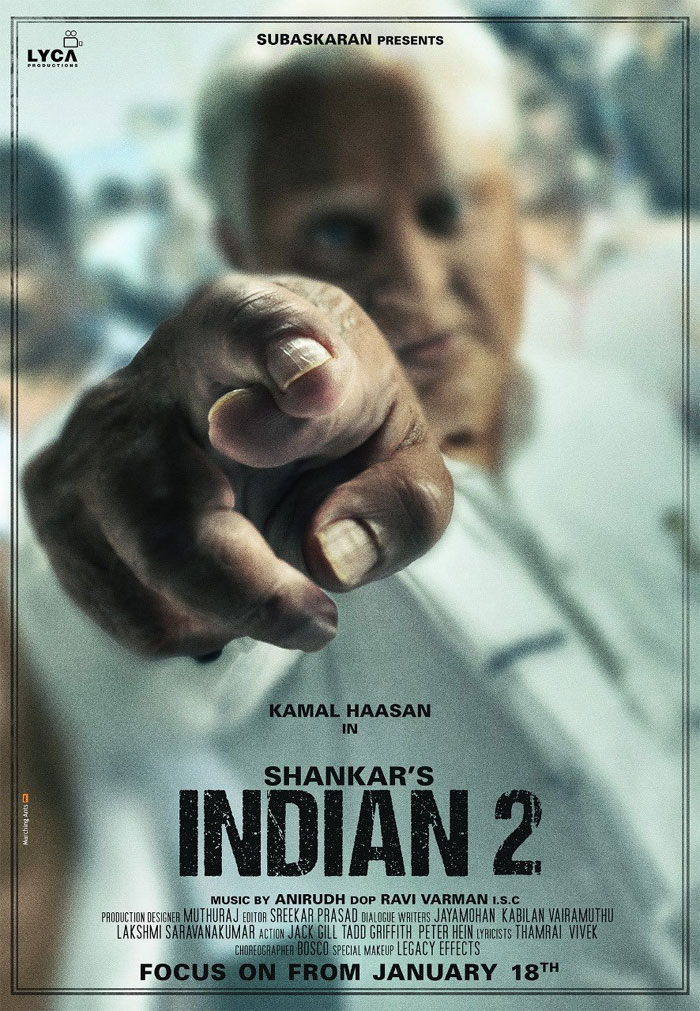Indian 2 First Look Poster: Kamal Hasan and Shankar 