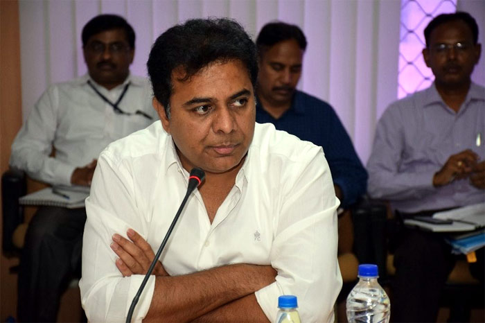 Industries Minister K. Taraka Rama Rao