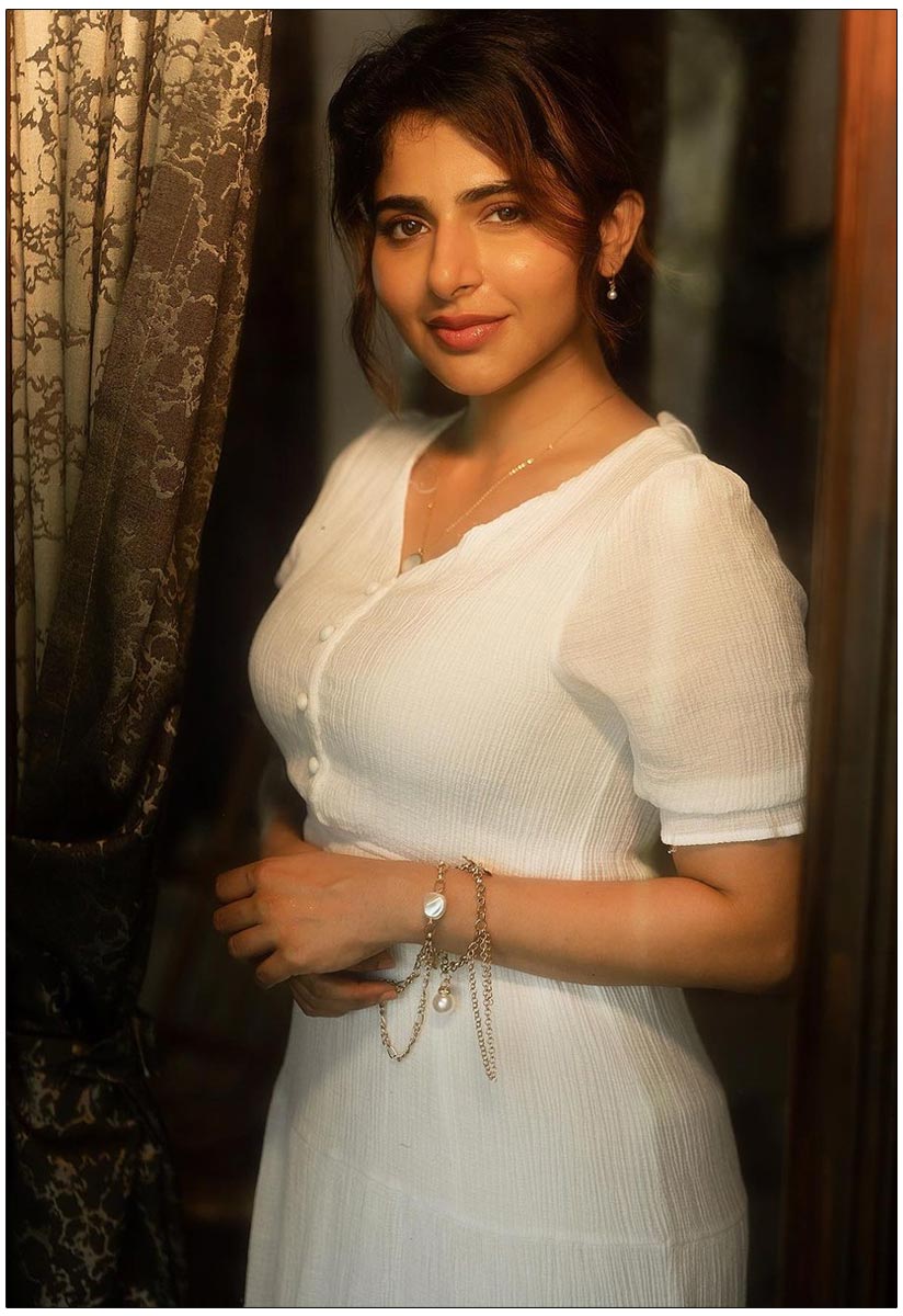 Iswarya Menon illuminates In White