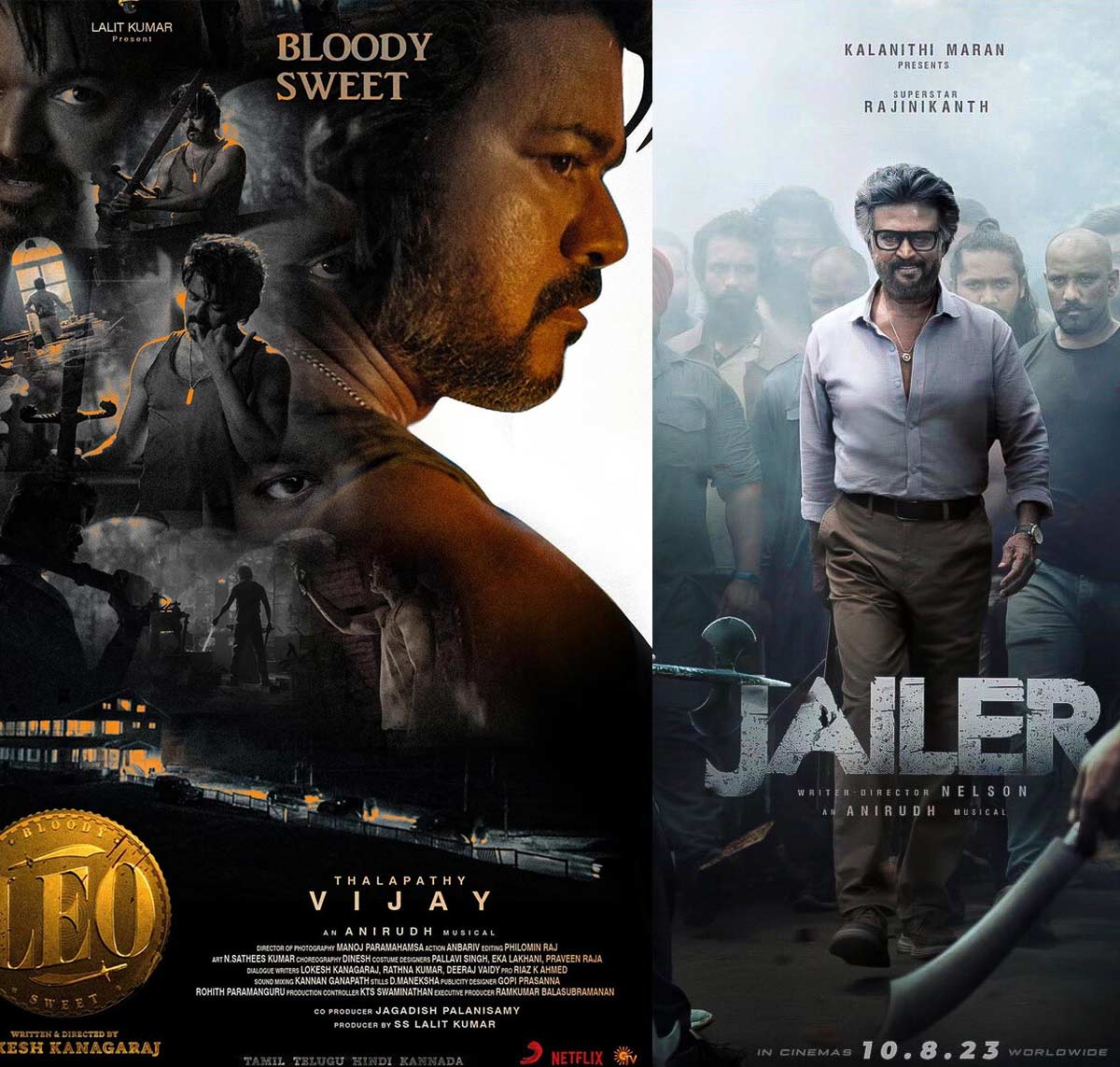 Jailer and Leo becomes the most popular films in the year 2023