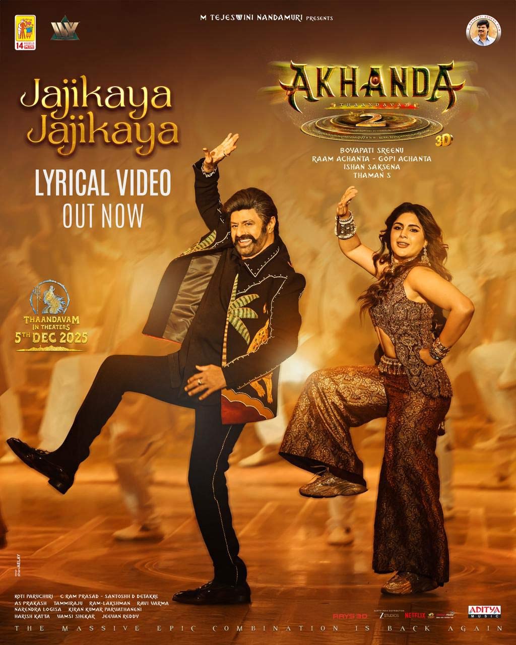Jajikaya Jajikaya from Akhanda 2 released
