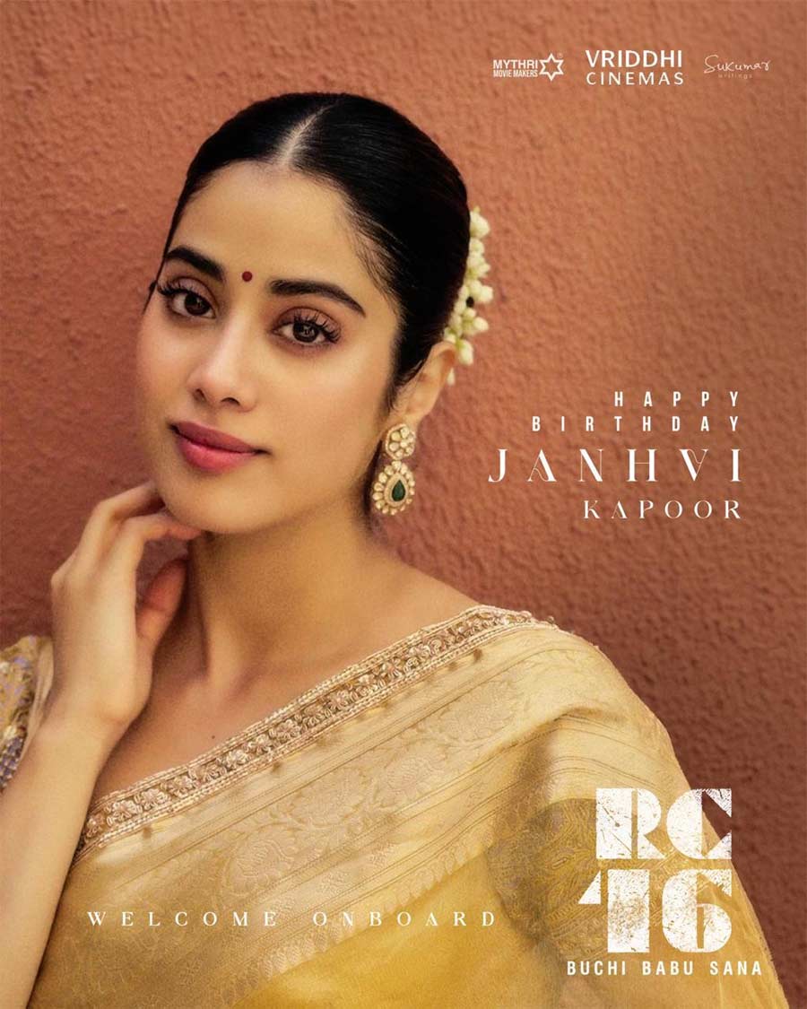Janhvi Kapoor Is Officially Onboard For RC16