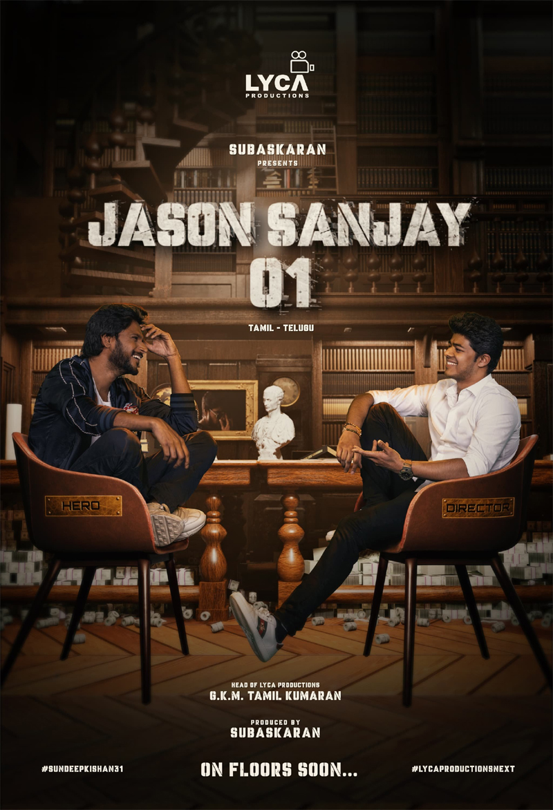 Jason Sanjay directs Sundeep Kishan