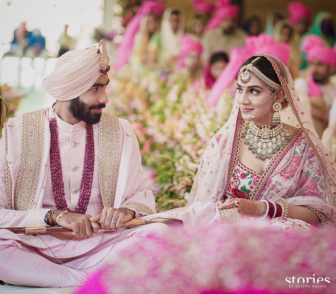 Jasprit with Sanjana 