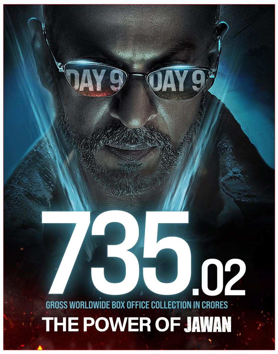 Jawan 9 Days Total Collections
