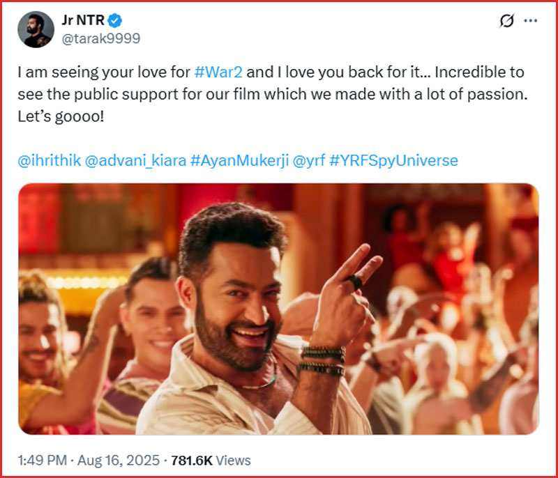 Jr NTR - War2