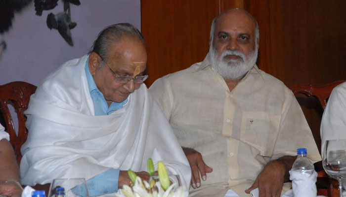 K Viswanadh with K Raghavendra Rao