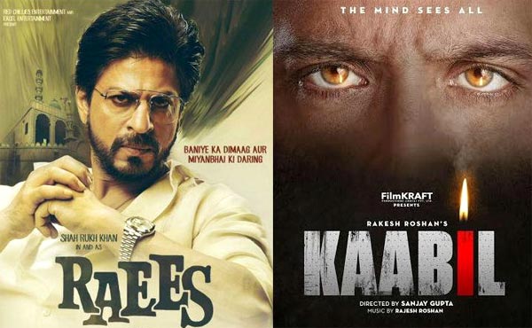 Kaabil, Raees Releasing Today