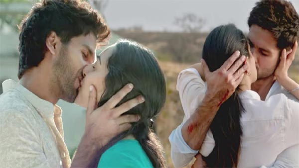 Kabir Singh kisses