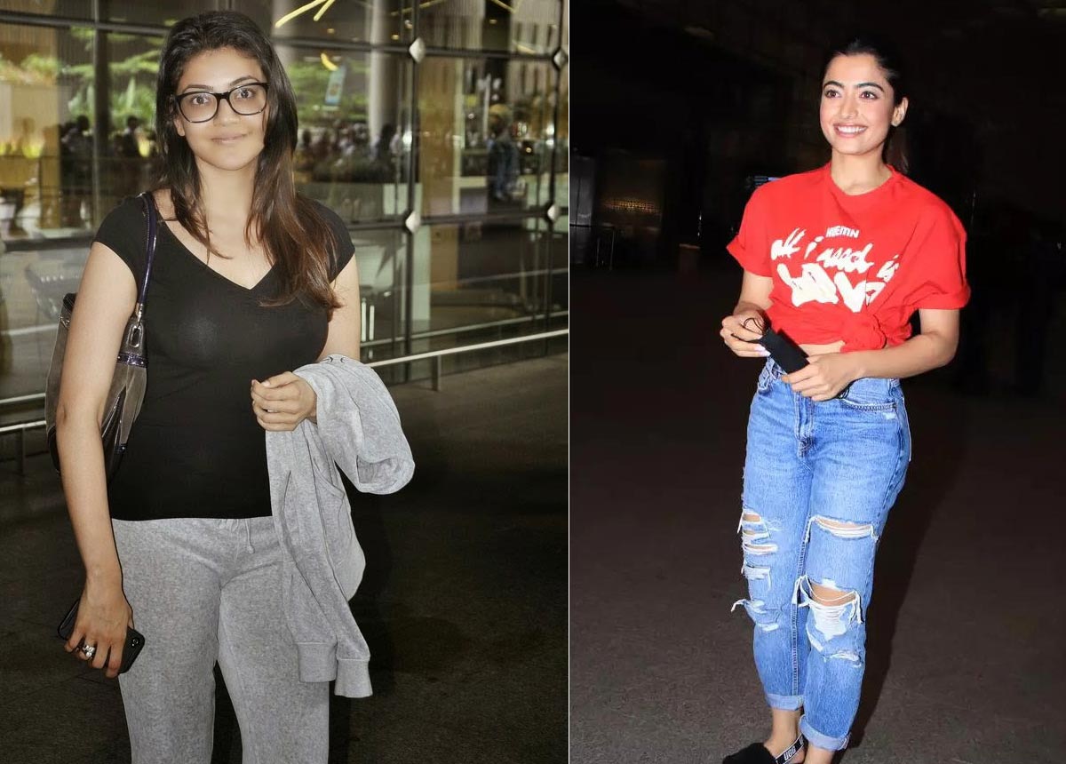 Kajal  Agarwal and Rashmika Mandanna on passing time 