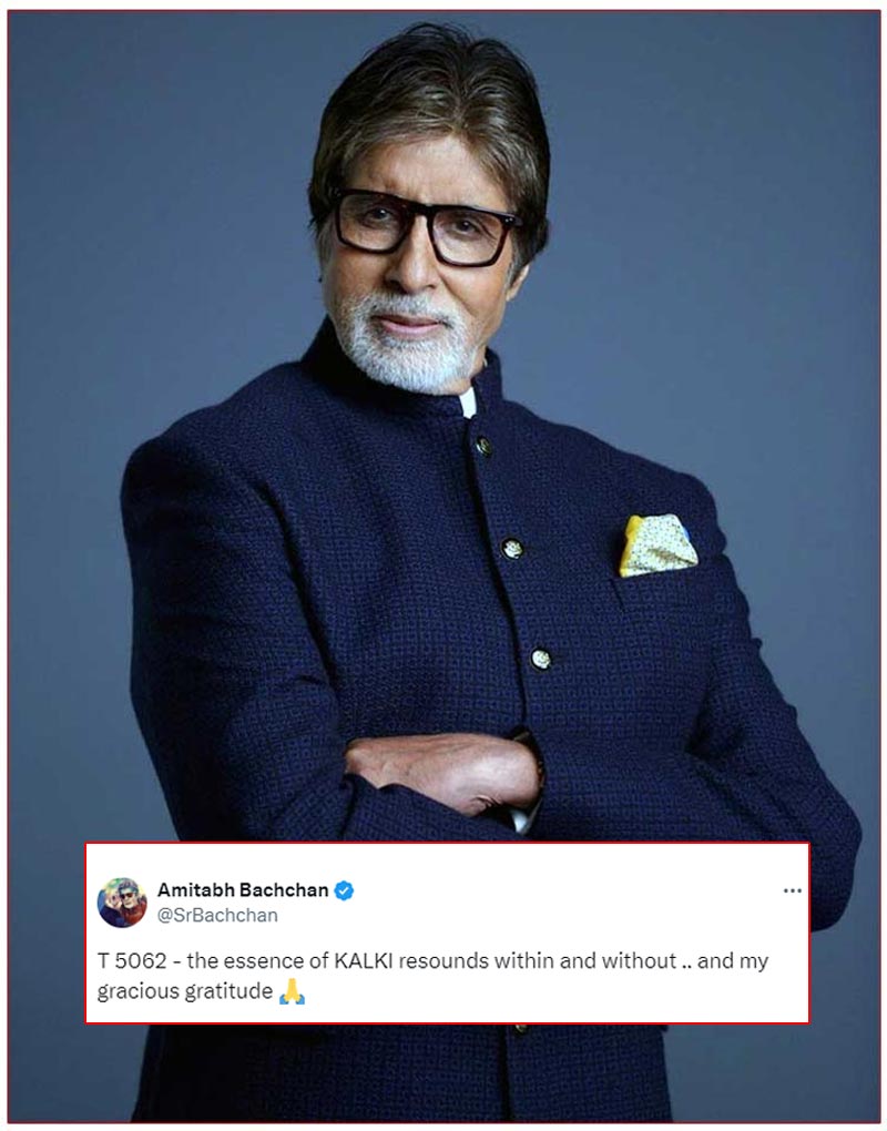 Kalki success: Big B expresses gratitude