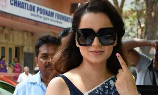 Kangana's explosions on current political scenario