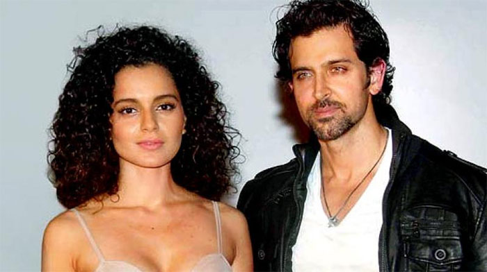 Kangana Ranaut and Hrithik Roshan