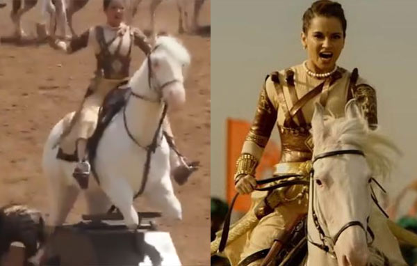 Conspiracy: Kangana Rides Fake Horse