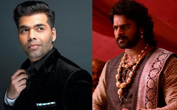 Karan Johar and Prabhas