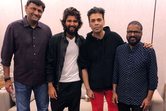 Karan Johar in Dear Comrade Promotions