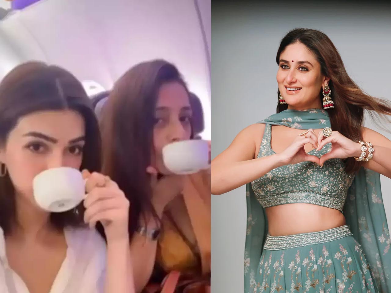 Kareena Kapoor misses Kriti Sanon, Tabu Chai bonding