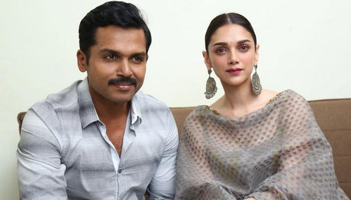 Karthi, Aditi Rao Hydari From Cheliyaa