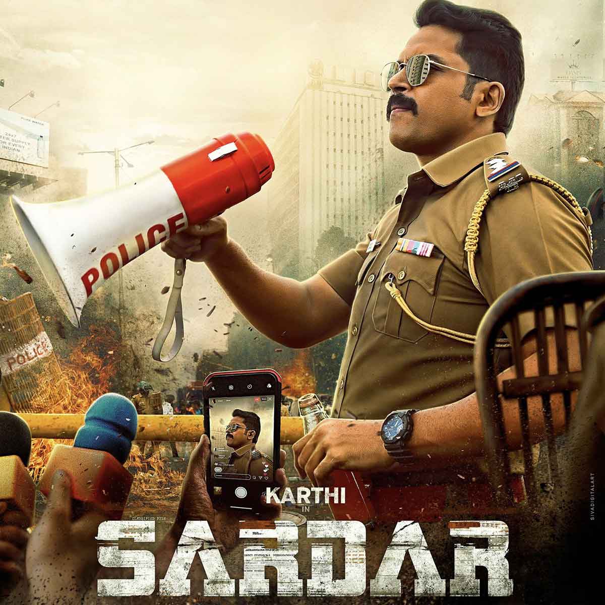 Karthi's Sardar is racing for a spectacular release on October 21