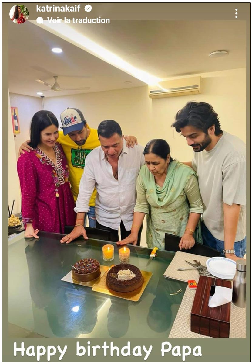 Katrina Kaif Celebrates Her Father-in-law Birthday
