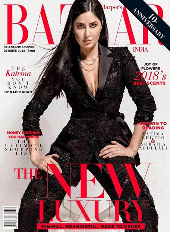 Katrina Kaif On Bazaar Cover