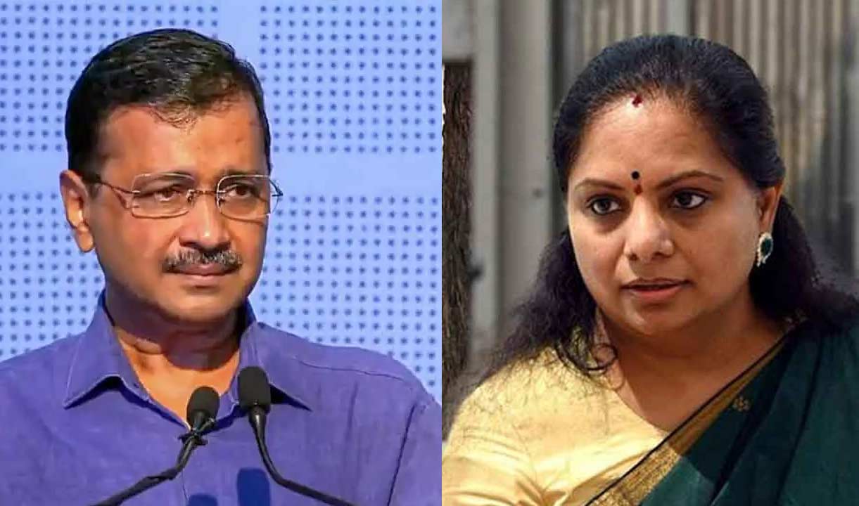 Kavitha, Kejriwal