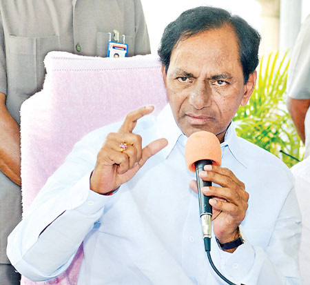 KCR appeals outsourced power staff to withdraw strike