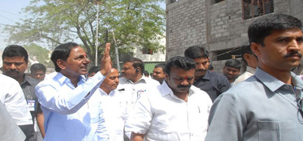 KCR inaugurates 2BHK houses at IDH Colony