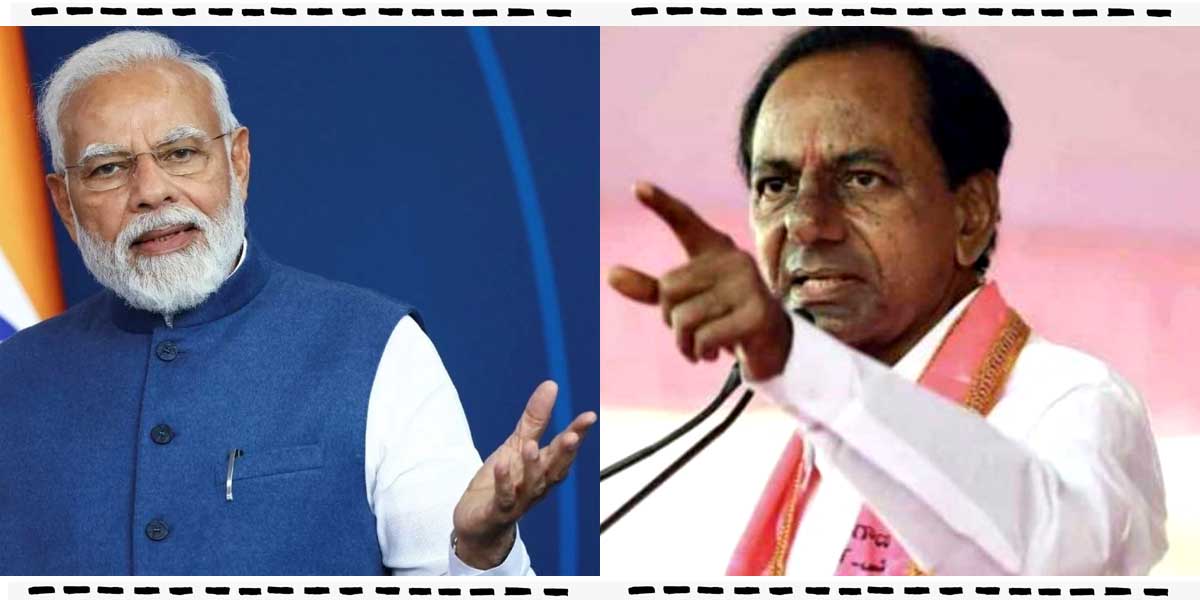KCR is holding Modi guilty in front of telangana people