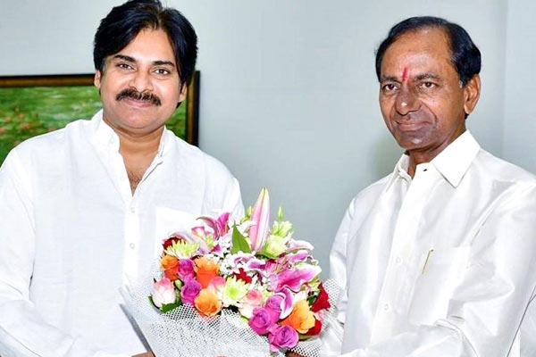 KCR Pawan Kalyan