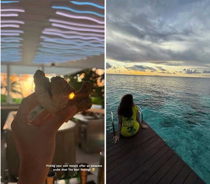 Keerthy Suresh enjoys scuba diving