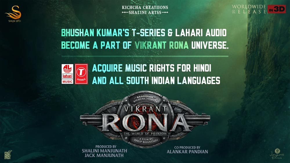 Kicha Sudeep's Vikrant Rona's music rights sold